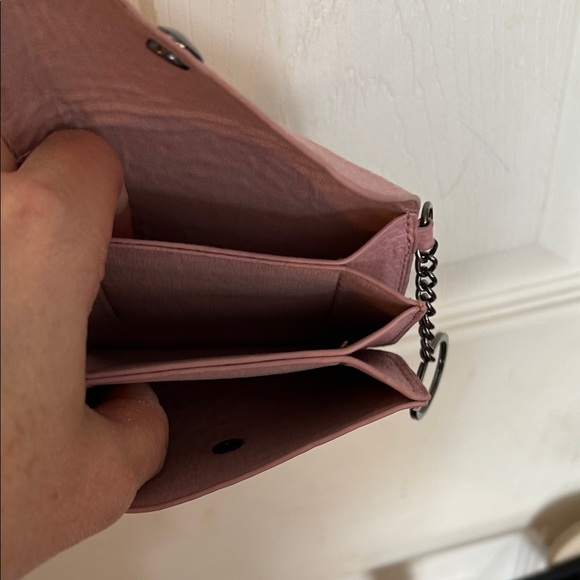 Pink Leather Card Holder - Picture 3 of 5